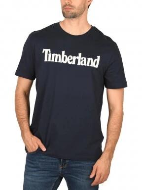 Timberland Kennebec Linear tee férfi rövid ujjú póló sötétkék színben 1