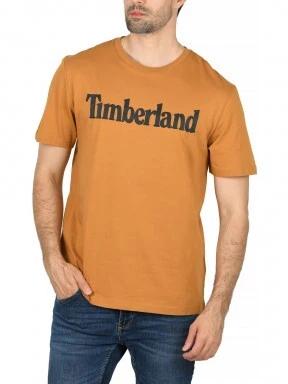 Timberland Kennebec Linear tee férfi rövid ujjú póló sárga színben 1