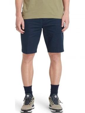 Timberland Stretch Twill Chino Short férfi rövidnadrág sötétkék színben 1