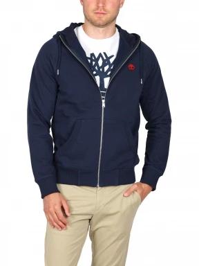 Timberland Ls Exeter River Basic férfi kapucnis pulóver sötétkék színben 1