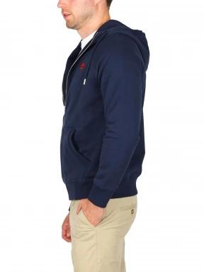 Timberland Ls Exeter River Basic férfi kapucnis pulóver sötétkék színben 3