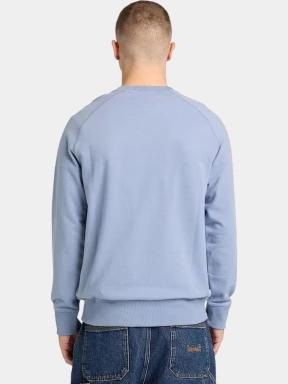 Timberland Loopback Crew Neck Sweatshirt férfi pulóver világoskék színben 3
