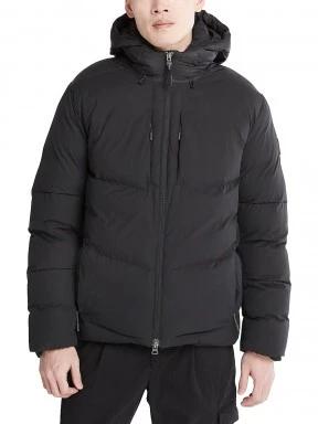 Timberland Neo Summit Warmest Quilted Hooded Jacket férfi utcai kabát fekete színben 1