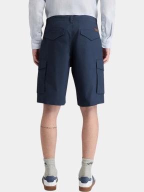 Timberland Poplin Cargo Short férfi oldalzsebes rövidnadrág sötétkék színben 3