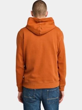 Timberland 1973 Embroidery Logo Hoodie férfi kapucnis pulóver barna színben 3