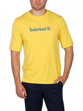Timberland Jenness Anti-Uv férfi rövid ujjú póló sárga színben 1