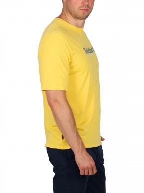 Timberland Jenness Anti-Uv férfi rövid ujjú póló sárga színben 3