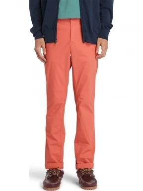 Timberland Poplin Chino Pant férfi chino nadrág piros színben 1