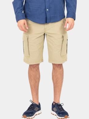 Timberland Poplin Cargo Short férfi oldalzsebes rövidnadrág oliva színben 1