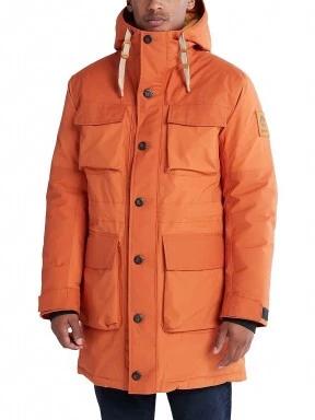 Timberland WP Wilmington Recycled Down Expedition Parka férfi télikabát narancssárga színben 1