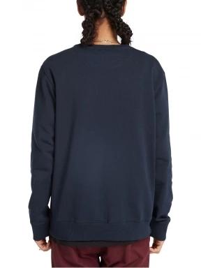 Timberland Ls Roc Utility Crew Sweatshirt Regular férfi pulóver sötétkék színben 3