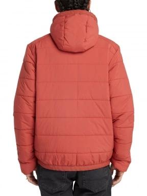 Timberland Garfield Mid Weight Hooded Puffer Jacket férfi utcai kabát piros színben 3