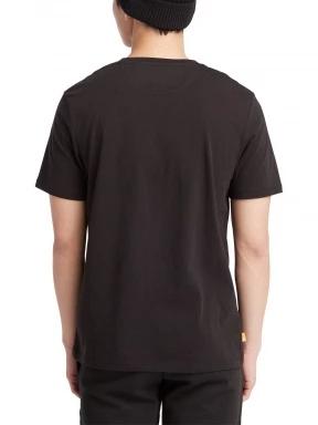 Timberland Ss Dunstan Tee férfi rövid ujjú póló fekete színben 3