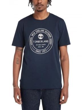 Timberland Ss Brand Carrier Tee Regular férfi rövid ujjú póló sötétkék színben 1