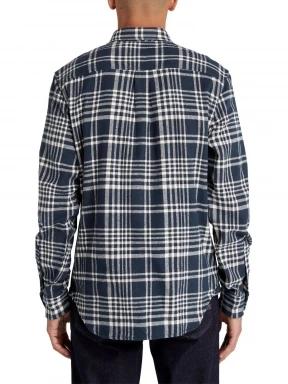 Timberland Ls Heavy Flannel Check Shirt Regular férfi hosszú ujjú ing sötétkék színben 3