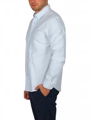 Timberland Oxford Shirt férfi hosszú ujjú ing világoskék színben 3