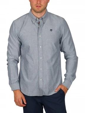 Timberland Oxford Shirt férfi hosszú ujjú ing kék színben 1