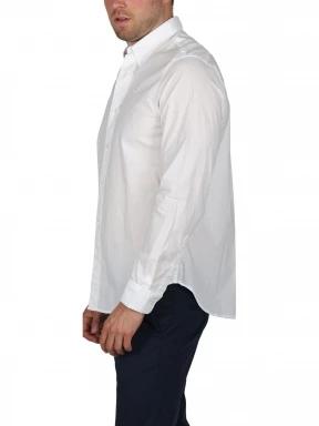 Timberland Stretch Poplin Shirt férfi hosszú ujjú ing fehér színben 3