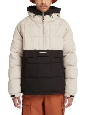 Timberland Pullover Puffer Jacket férfi utcai kabát barna színben 1