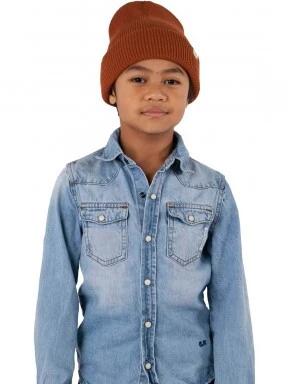 Barts Kinabalu Beanie Kids kötött sapka narancssárga színben 3