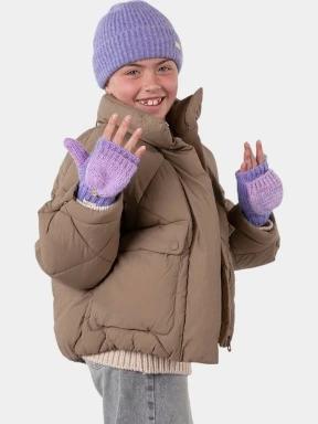 Barts Niagra Bumgloves kesztyű lila színben 3