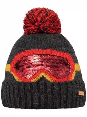 Barts Frient Beanie bojtos sapka piros színben 1