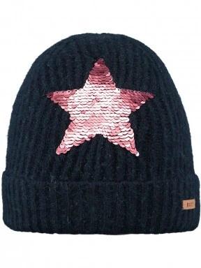 Barts Spaerkle Beanie kötött sapka sötétkék színben 1