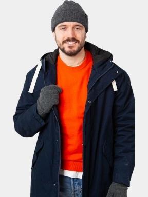Barts Haakon Gloves férfi kesztyű szürke színben 1