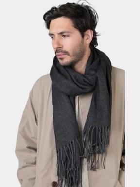 Barts Soho Scarf férfi sál fekete színben 3