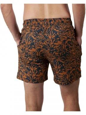 Barts Flores Shorts férfi fürdőnadrág barna színben 3
