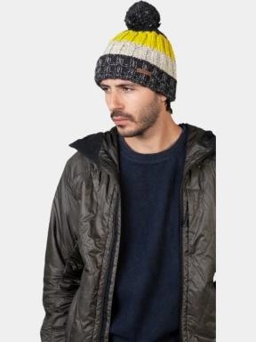 Barts Wilhelm Beanie férfi bojtos sapka sötétkék színben 3