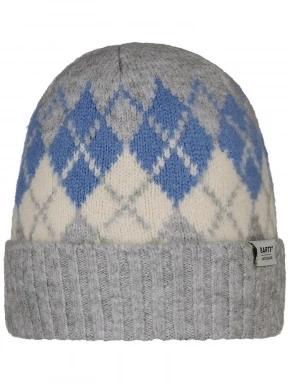 Barts Rusket Beanie férfi kötött sapka szürke színben 1