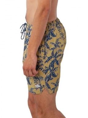 Barts Baltra Shorts férfi beach short barna színben 3