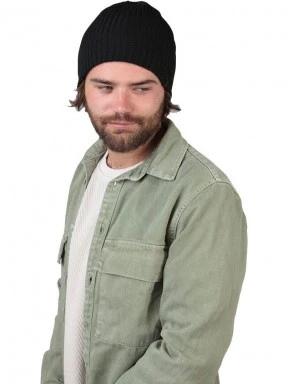 Barts Wilbert Beanie férfi kötött sapka fekete színben 3