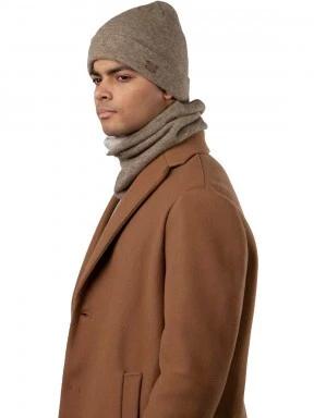 Barts Vale Beanie férfi sapka homok színben 3