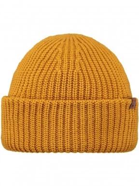 Barts Derval Beanie férfi kötött sapka sárga színben 1