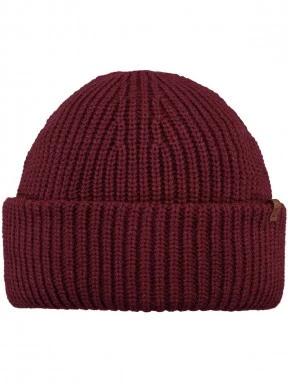 Barts Derval Beanie férfi kötött sapka piros színben 1
