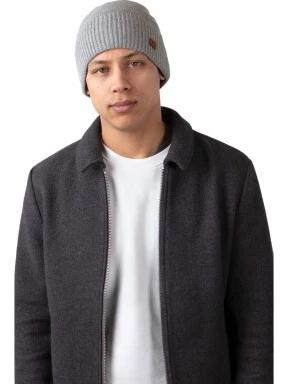 Barts Lacke Beanie férfi sapka szürke színben 3