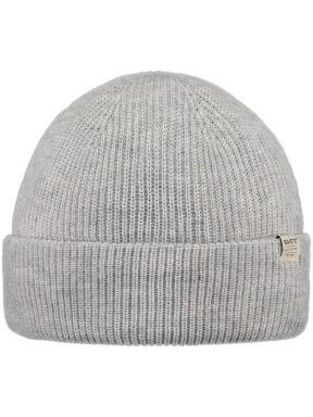 Barts Stonel Beanie férfi kötött sapka szürke színben 1