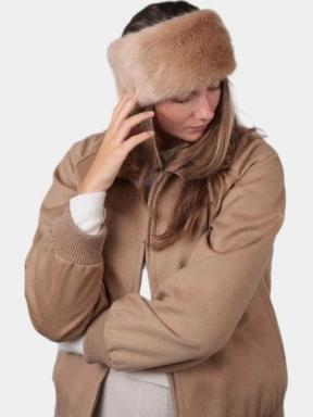 Barts Fur Headband női fejpánt barna színben 3