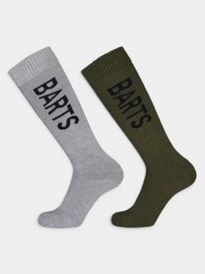Barts Basic Skisock 2 Pack sízokni sötétzöld színben 1