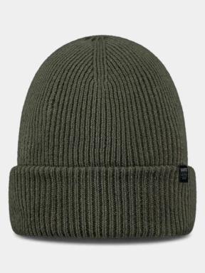 Barts Kinabalu Beanie sapka oliva színben 1