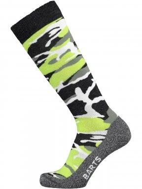 Barts Skisock Camo sízokni sárga színben 1