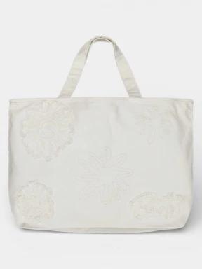 Barts Dieuw Beachbag női strandtáska fehér színben 1