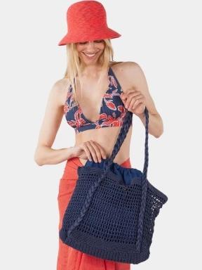 Barts Bloomzy Shopper női shopper táska sötétkék színben 3