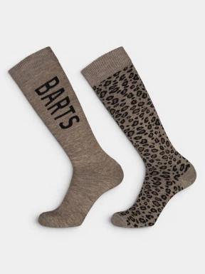 Barts Basic Skisock 2 Pack Print sízokni barna színben 1