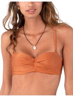 Barts Isla Bandeau női bikini felső sárga színben 1