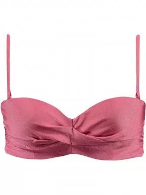 Barts Isla Bandeau női bikini felső rózsaszín színben 1