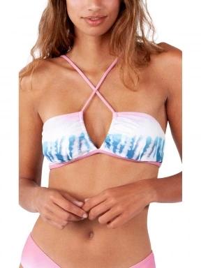 Barts Ara Plunge Cross Back női bikini felső rózsaszín színben 1
