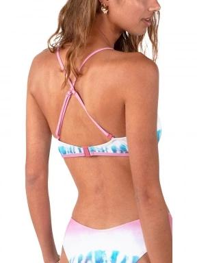 Barts Ara Plunge Cross Back női bikini felső rózsaszín színben 3